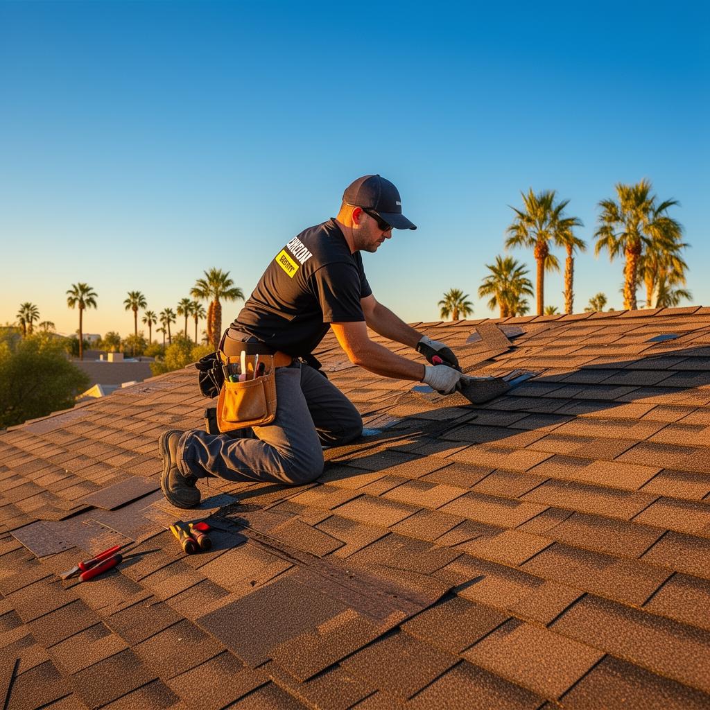 Factory-trained NAC installer working on a roof