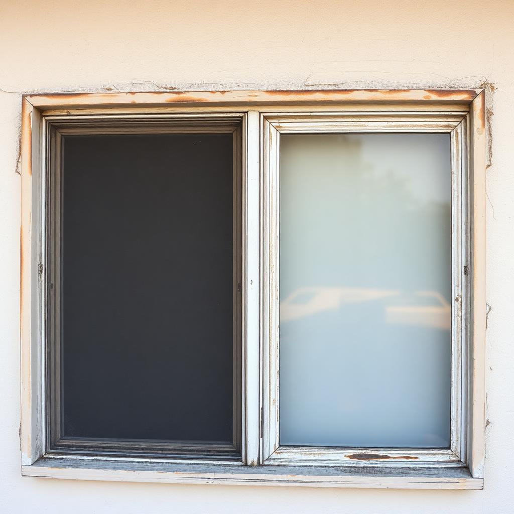 Aluminum single-panes → Glasswing® triple-pane — before in Ahwatukee